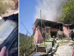 Giresun’da Bir Ev Çıkan Yangında Kullanılmaz Hale Geldi