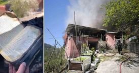 Giresun’da Bir Ev Çıkan Yangında Kullanılmaz Hale Geldi