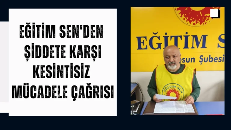 Eğitim Sen’den şiddete karşı kesintisiz mücadele çağrısı