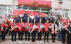 Espiye’nin Gururları Memleketlerinde Coşkuyla Karşılandı