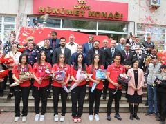 Espiye’nin Gururları Memleketlerinde Coşkuyla Karşılandı