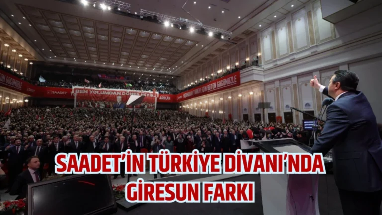 Saadet’in Türkiye Divanı’nda Giresun Farkı